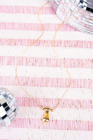 Crystal Avenue Goldtone Bubble Initial 'T' Necklace - Wholesale Accessory Market
