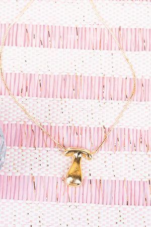 Crystal Avenue Goldtone Bubble Initial 'T' Necklace - Wholesale Accessory Market