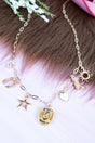 Crystal Avenue Way Out West Goldtone Charm Necklace - Wholesale Accessory Market