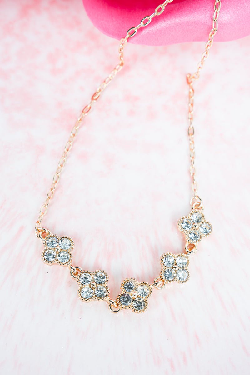 Crystal Avenue Signature Shine Goldtone Necklace - Wholesale Accessory Market
