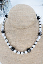 Crystal Avenue Luck & Luxe Black and White Pearl Necklace - Wholesale Accessory Market