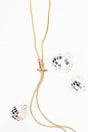 Crystal Avenue Lariat Luxe Goldtone Cowgirl Boot Slider Necklace - Wholesale Accessory Market