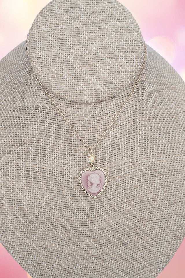 Crystal Avenue Naples Romance Light Rose & Goldtone Necklace - Wholesale Accessory Market
