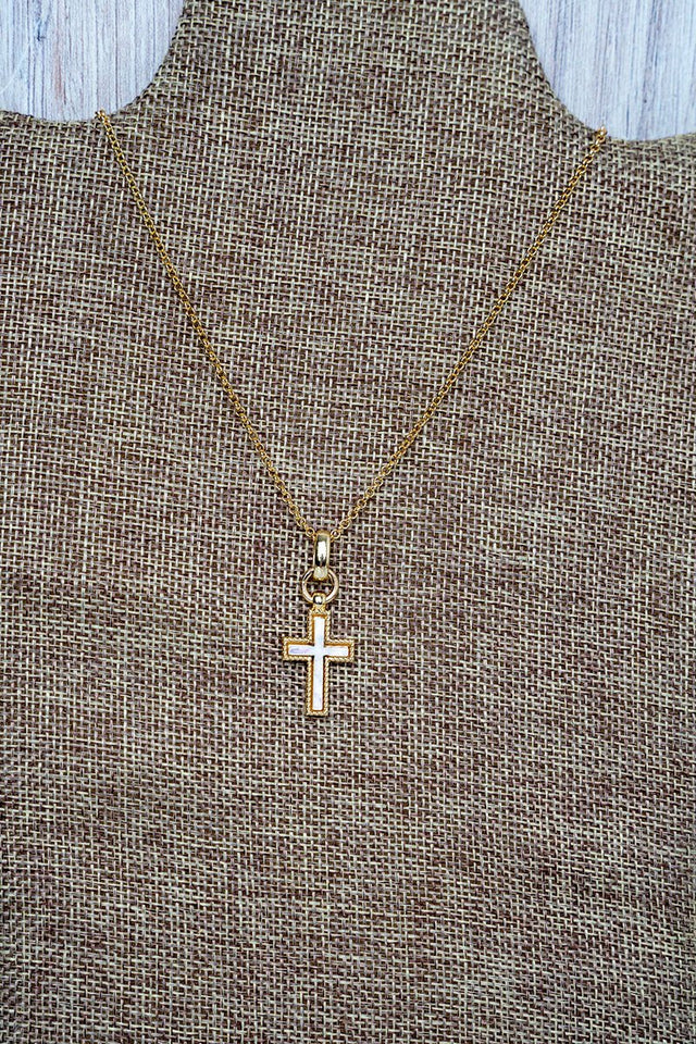 Crystal Avenue Quiet Grace Goldtone Necklace - Wholesale Accessory Market