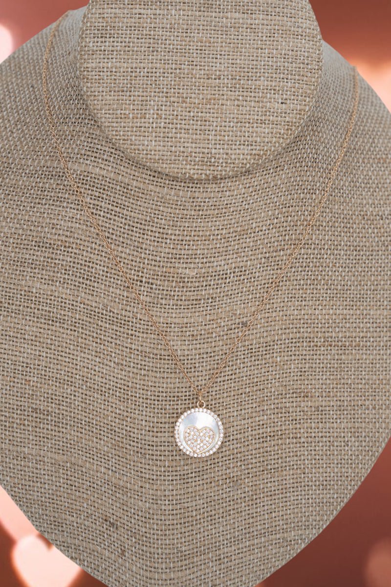 Crystal Avenue Cubic Zirconia Romantic Reverie Goldtone Necklace - Wholesale Accessory Market