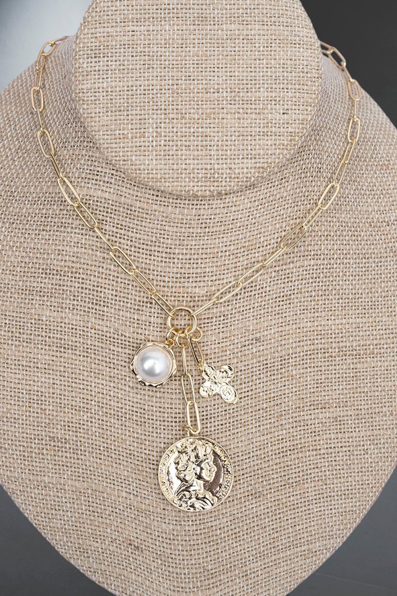 Crystal Avenue London Moments Goldtone Necklace - Wholesale Accessory Market