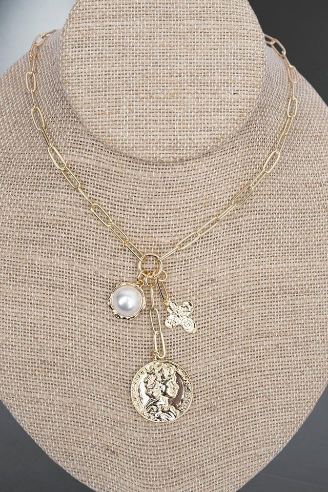 Crystal Avenue London Moments Goldtone Necklace - Wholesale Accessory Market