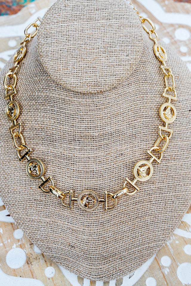 Crystal Avenue Derby District Goldtone Necklace - Wholesale Accessory Market