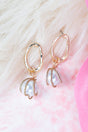 Crystal Avenue Glow Mode Pearl & Goldtone Earrings - Wholesale Accessory Market