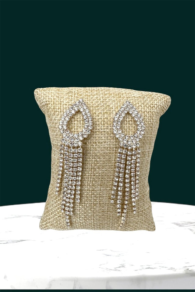 Crystal Avenue Uptown Sparkle Goldtone Earrings - Wholesale Accessory Market