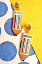 Crystal Avenue Draw The Line Pencil Earrings - Wholesale Accessory Market
