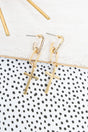 Crystal Avenue Cordelia Goldtone Cross Earrings - Wholesale Accessory Market