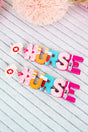 Crystal Avenue Colorful Nurse Acrylic Earrings - Wholesale Accessory Market