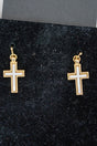 Crystal Avenue Quiet Grace Goldtone Earrings - Wholesale Accessory Market