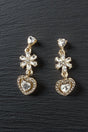 Crystal Avenue Crystal & Goldtone Heart's Desire Earrings - Wholesale Accessory Market
