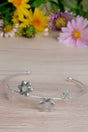 Crystal Avenue April Meadow Worn Silvertone Cuff Bracelet - Wholesale Accessory Market