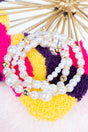 Crystal Avenue Classic Mode Pearl and Goldtone Beaded Bracelet Set - Wholesale Accessory Market