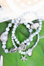 Crystal Avenue Silvertone Tide & True Howlite Beaded Bracelet Set - Wholesale Accessory Market