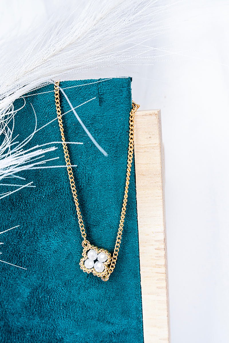 Crystal Avenue Farah White Morocco Bracelet - Wholesale Accessory Market