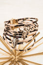 Crystal Avenue Stampede Springs Leopard Multi - Strand Magnetic Bracelet - Wholesale Accessory Market