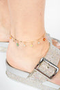Crystal Avenue Daisy Dazzle Goldtone Anklet - Wholesale Accessory Market