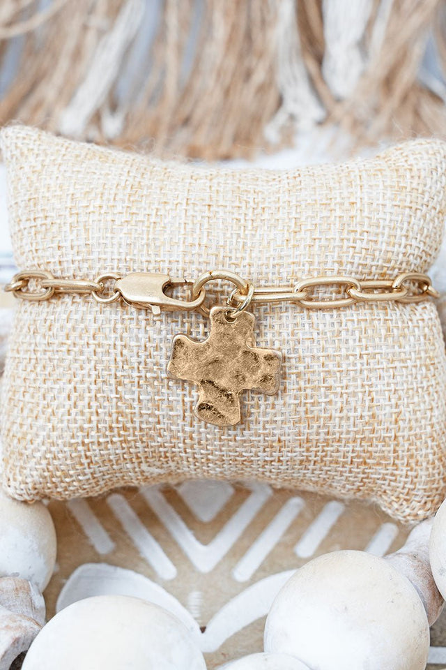 Crystal Avenue Spirit Restored Goldtone Bracelet - Wholesale Accessory Market