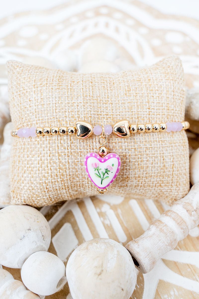 Crystal Avenue Blossom Stroll Goldtone Bracelet - Wholesale Accessory Market