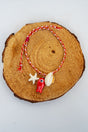 Crystal Avenue Red Coastal Icons Cord Bracelet - Wholesale Accessory Market