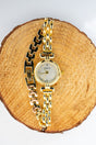 Crystal Avenue Polished Hour Goldtone Watch - Wholesale Accessory Market