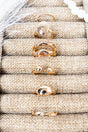 Crystal Avenue Close to Me Goldtone 6 Ring Set - Wholesale Accessory Market