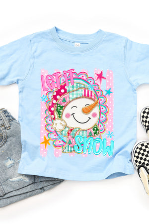 Toddler Snow Much Sass Fine Jersey Tee