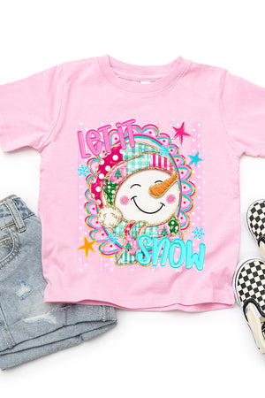 Toddler Snow Much Sass Fine Jersey Tee