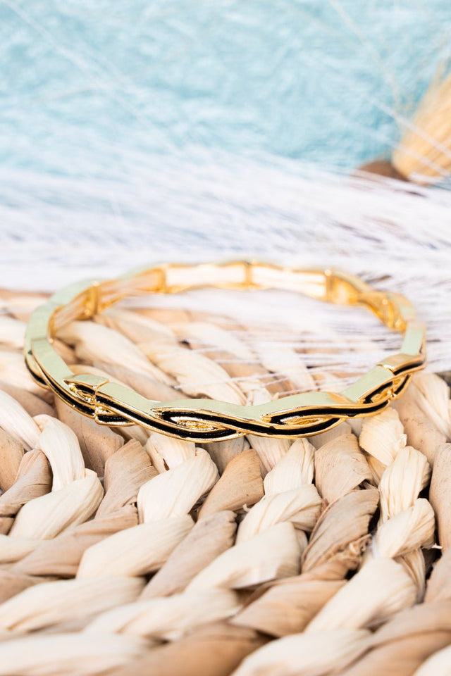 TIPI Harmony Goldtone Stretch Bracelet - Wholesale Accessory Market