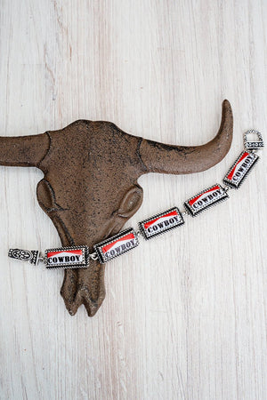 TIPI Cowboy Country Silvertone Magnetic Bracelet - Wholesale Accessory Market