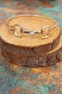 TIPI Iridescent Modern Bridle Goldtone Bracelet - Wholesale Accessory Market