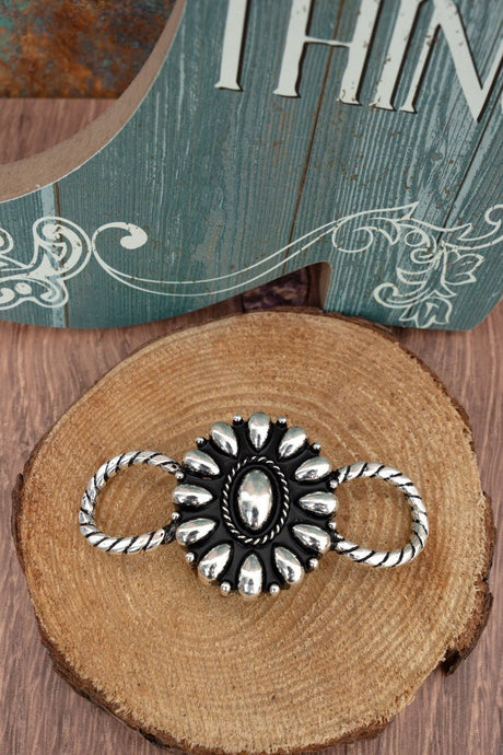 TIPI Wynonna Silvertone Scarf Slide - Wholesale Accessory Market