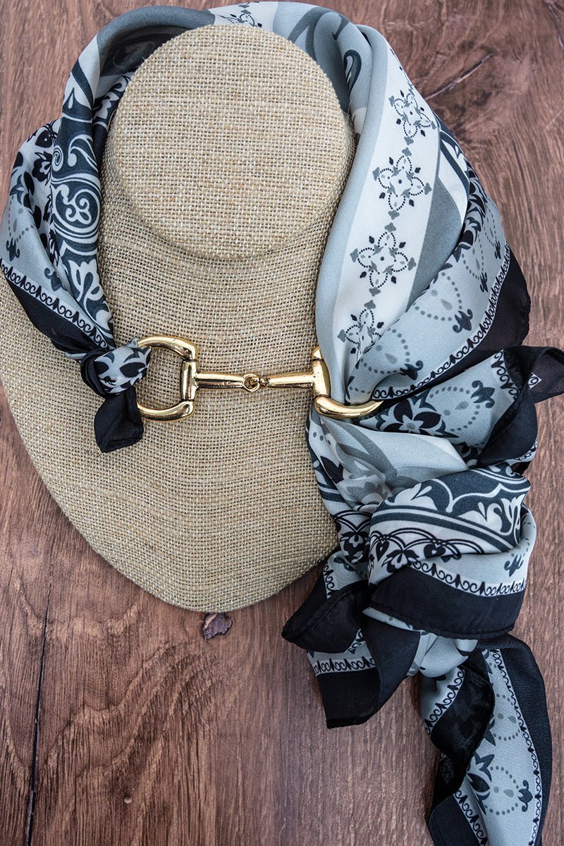 TIPI Bridle & Brand Goldtone Scarf Slide - Wholesale Accessory Market