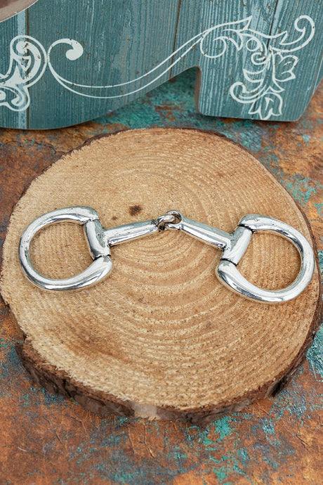 TIPI Bridle & Brand Silvertone Scarf Slide - Wholesale Accessory Market