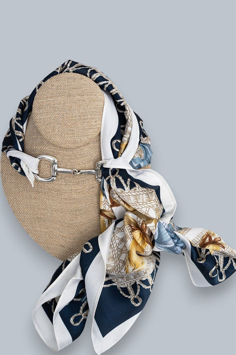 TIPI Bridle & Brand Silvertone Scarf Slide - Wholesale Accessory Market