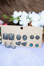 TIPI Jaelyn Turquoise Silvertone Stud Earrings 6 Pair Set - Wholesale Accessory Market