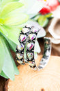 TIPI Iridescent Heart Studded Hoop Earrings - Wholesale Accessory Market