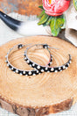 TIPI Delaney Dusk Silvertone Hoop Earrings - Wholesale Accessory Market
