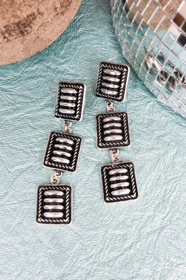 TIPI Mystic Falls Silvertone Earrings - Wholesale Accessory Market
