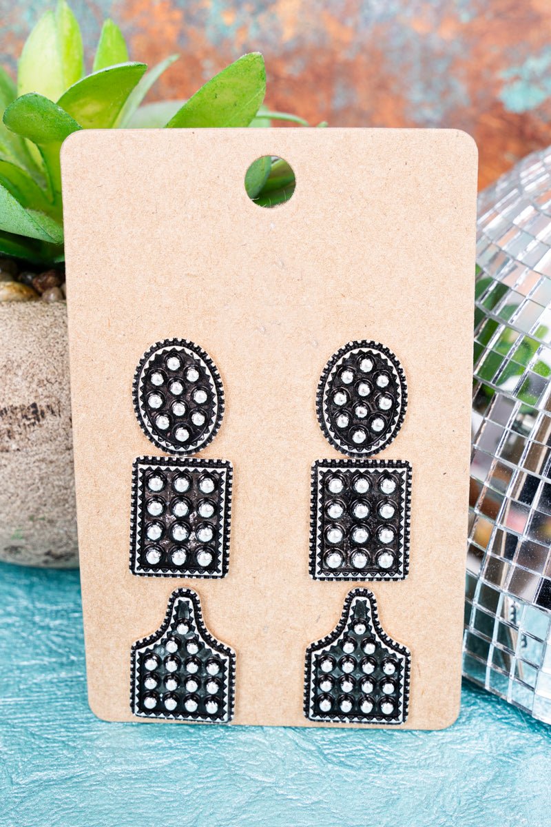 TIPI The Finishing Touch Silvertone Earrings 3 Pair Set - Wholesale Accessory Market