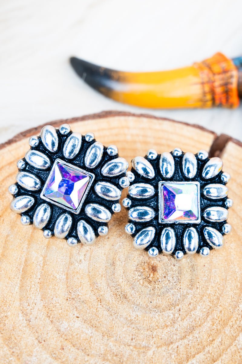 TIPI Trailblazer Aura Silvertone Earrings - Wholesale Accessory Market