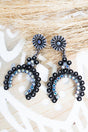 TIPI Iridescent Desert Lights Silvertone Earrings - Wholesale Accessory Market