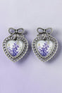TIPI Hill Country Heart Silvertone Earrings - Wholesale Accessory Market
