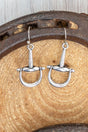 TIPI Kentucky Tack Silvertone Earrings - Wholesale Accessory Market