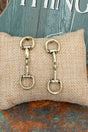 TIPI Saddle Society Goldtone Earrings - Wholesale Accessory Market