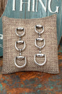 TIPI The Bridle Bar Silvertone Earrings - Wholesale Accessory Market